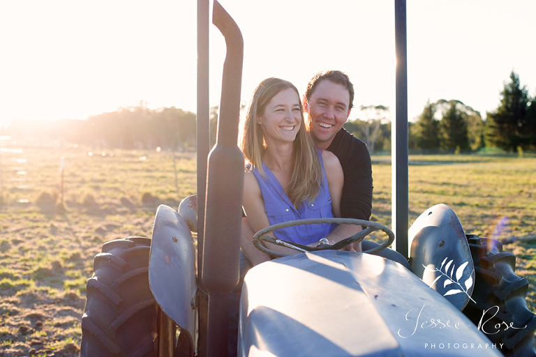 vintage_tractor_engagement_session