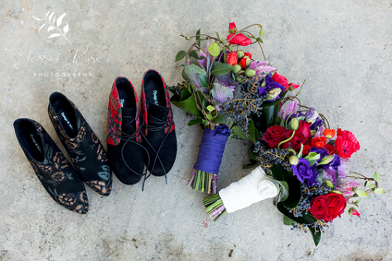 bridal-derails-boots-bouquets