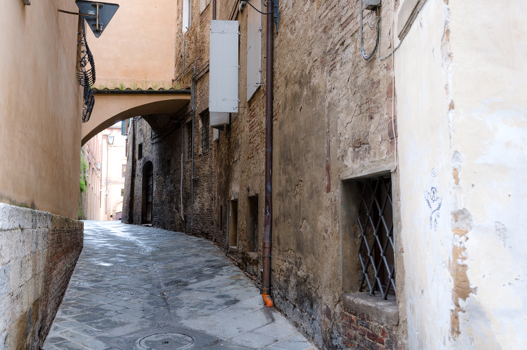 Siena old streets