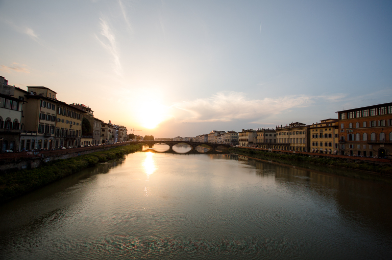 Sunset in Florence Italy