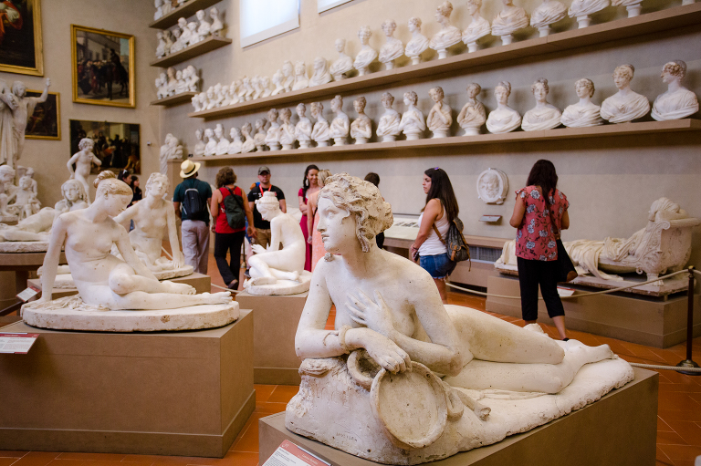 Plaster casts in Florence Accademia